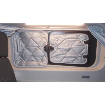 Thermomatten Premium Ford Custom / auch Tourneo und Nugget ab 2012 - 09/2023 Komplettset - zum Konfigurieren - mit farbigem Einfassband